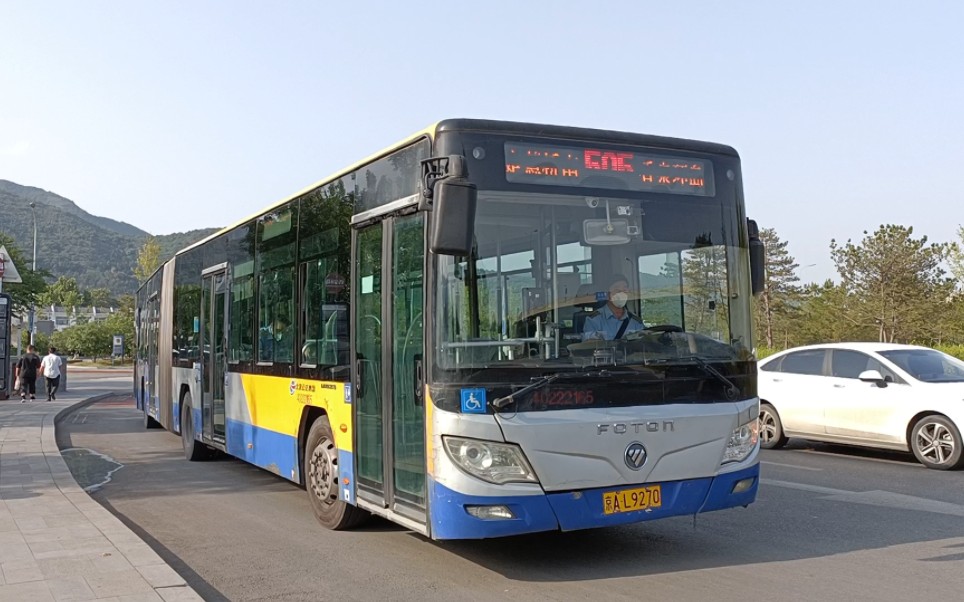 北京公交505路福田大福后,青年大鲶鱼香泉环岛会车