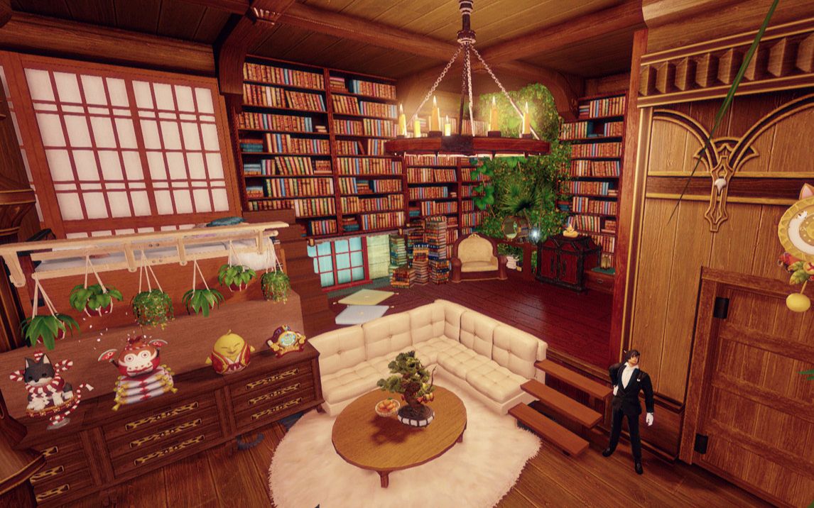 【ff14装修】s房|森林中魔女小屋中藏着秘密花园