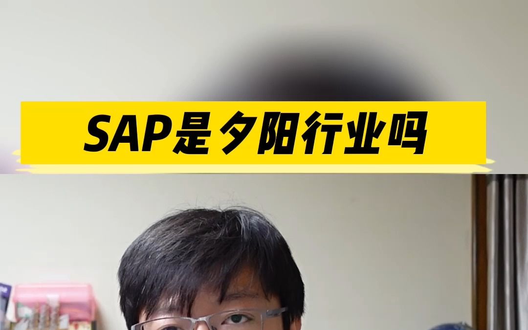 SAP是夕阳行业吗?为什么很多人说SAP不行了?哔哩哔哩bilibili