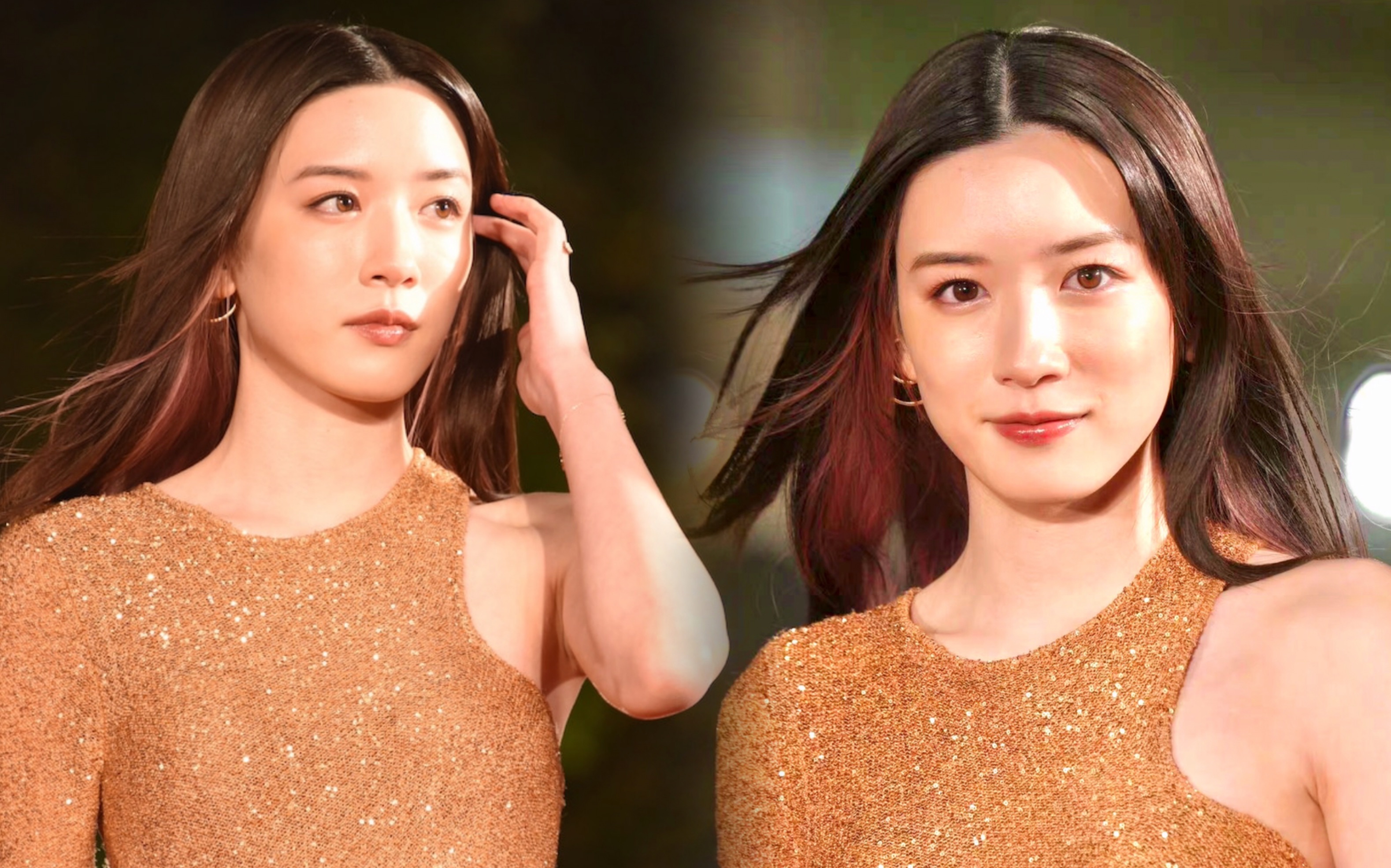 【永野芽郁】咩酱hold住亮片礼裙了!东京国际电影节开幕式