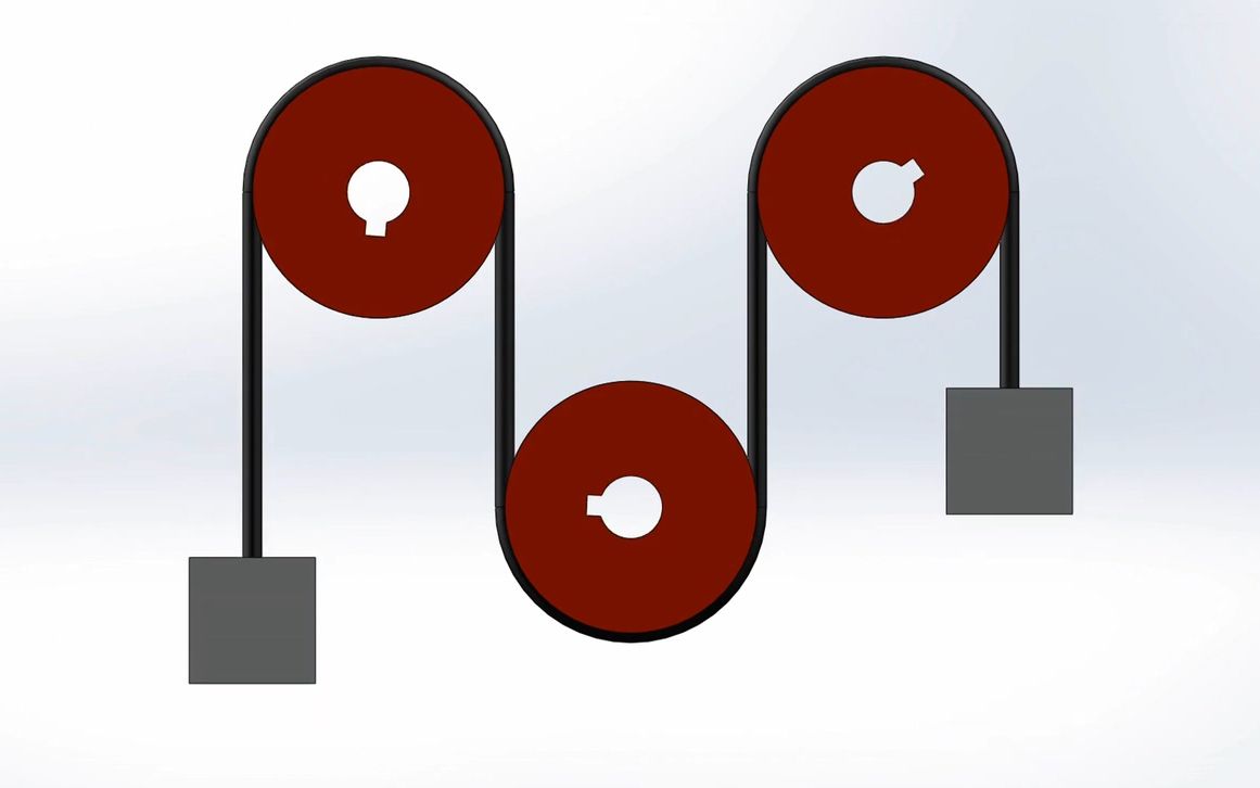 【教程搬运】使用solidworks制作定滑轮动画