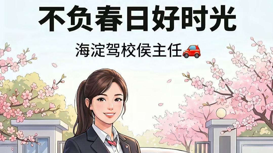 升学党狂喜！到海淀驾校学车不负春日好时光