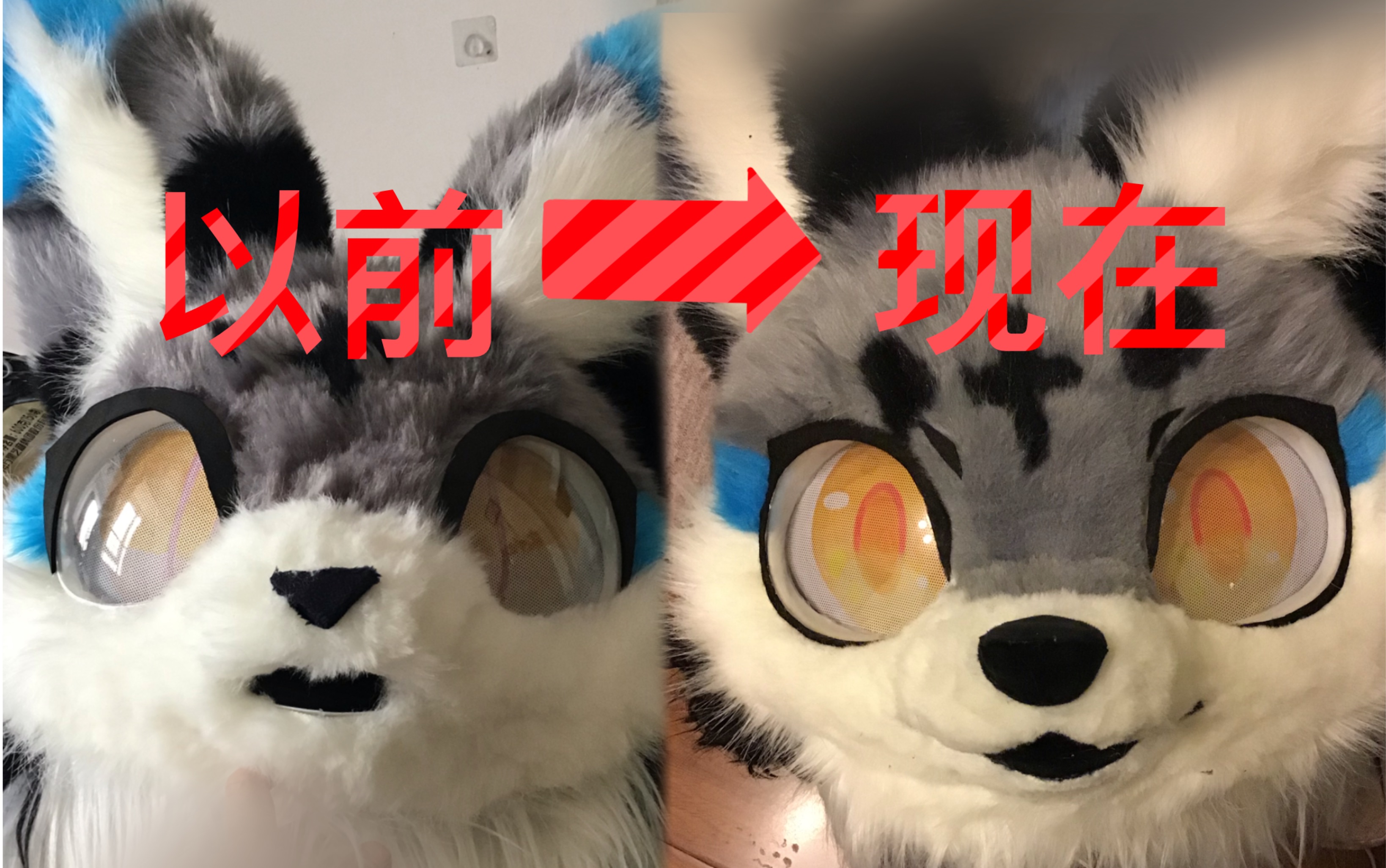 【兽装fursuit】兽头改造展示!谁还不是一只帅狗狗!