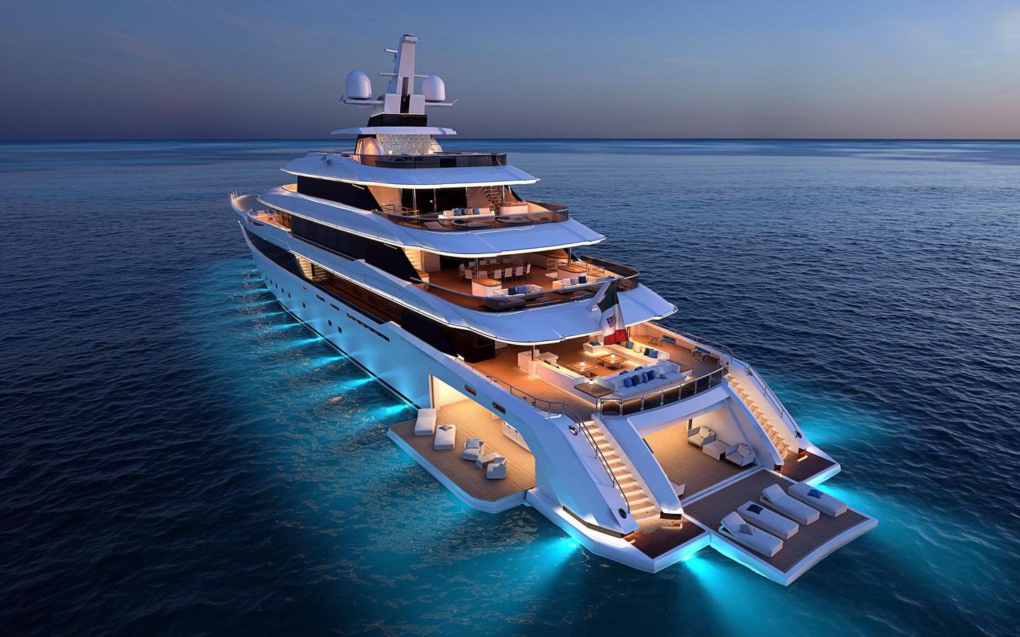 [游艇欣赏] dragon 80m superyachts 游艇游览