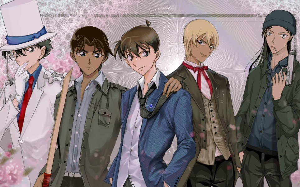 绘画过程侦探男团出道图快来看看有你本命吗名侦探柯南板绘过程