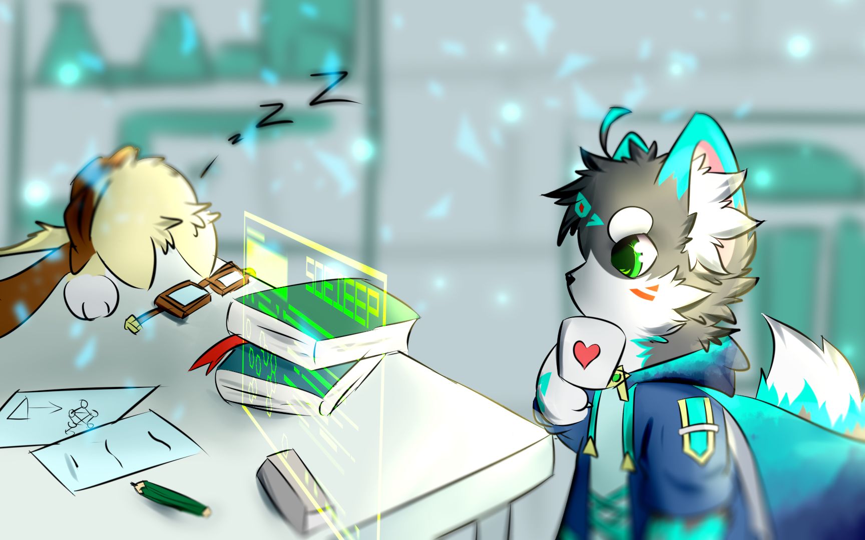 【羽翼】furry向游戏《绿洲计划-重生之日》p4一些简单的解密