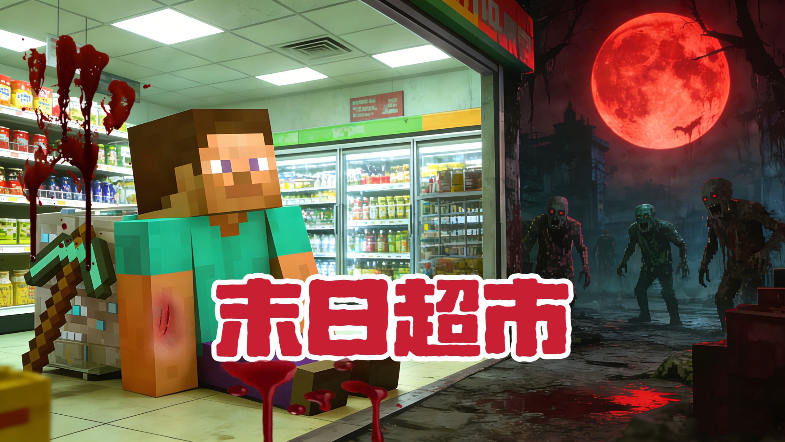 假如丧尸爆发而你刚好有一家超市！！你...能生存多少天？？