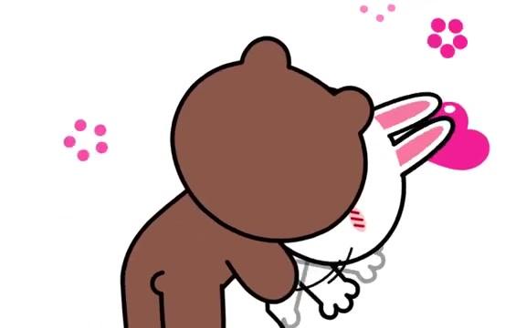 [Ins搬运]Line friends 广告 Cony Brown秀恩爱狗粮洒一地哔哩哔哩bilibili