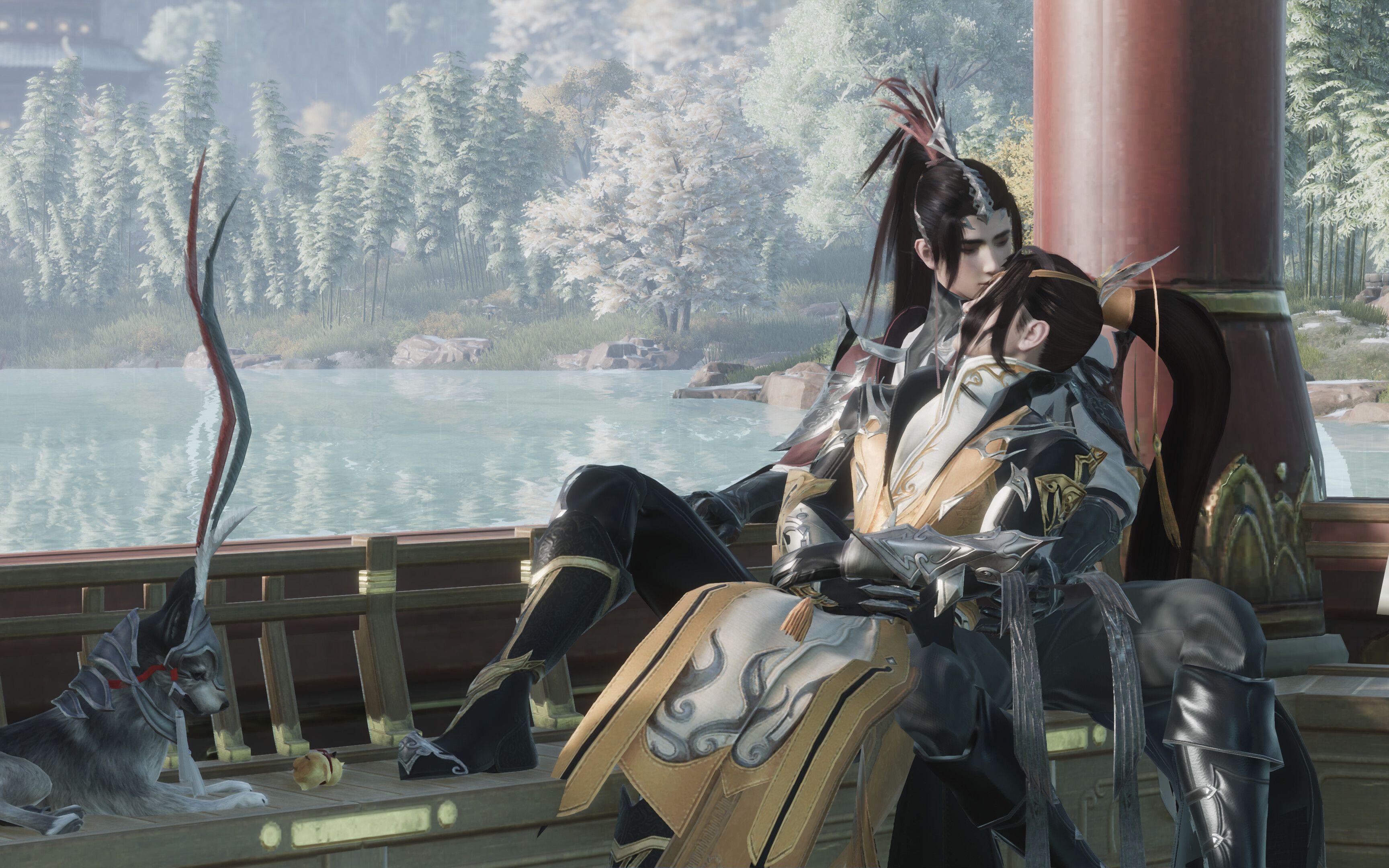 【剑网三】策藏动态桌布-雨亭小憩