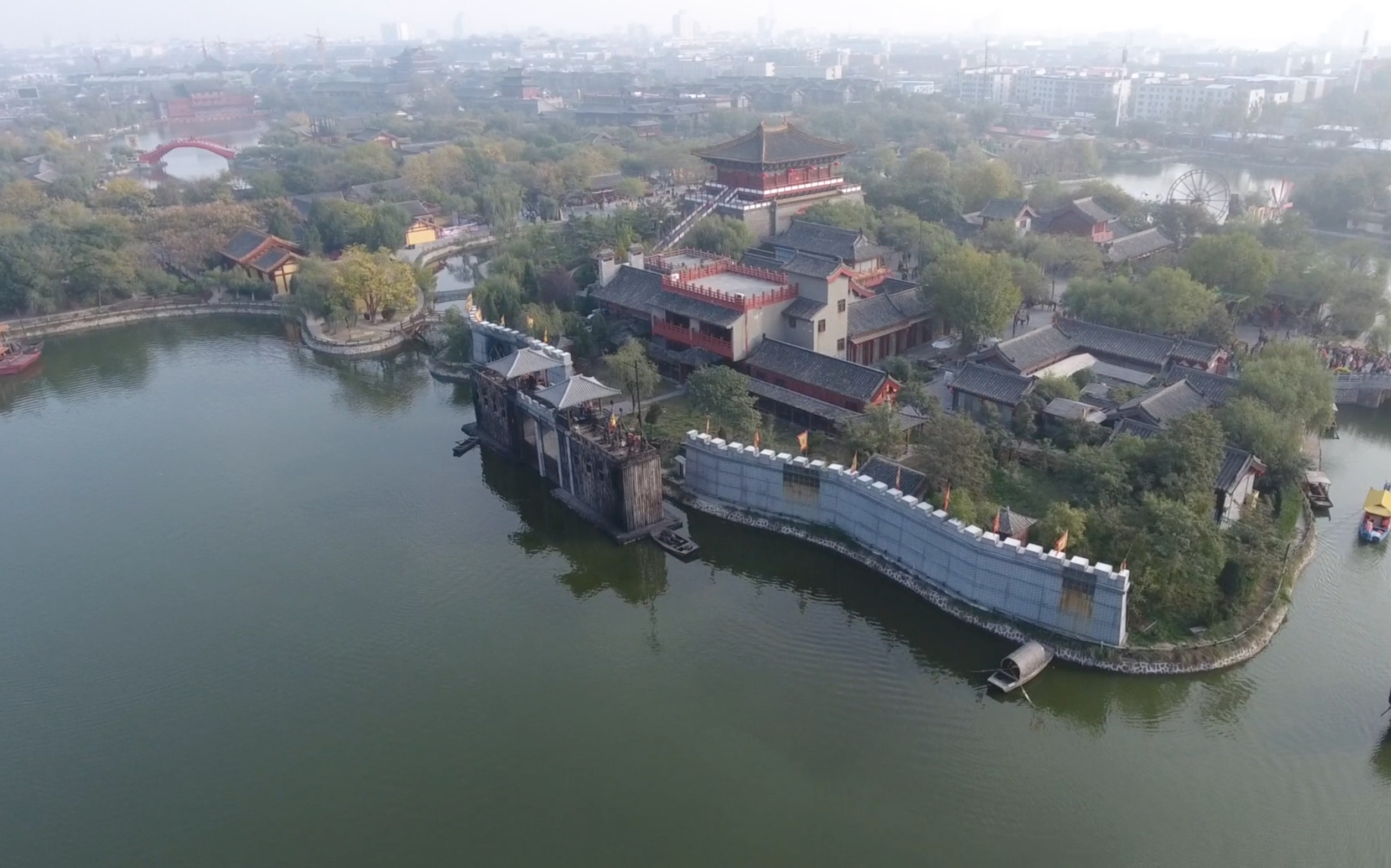 清明上河園_航拍