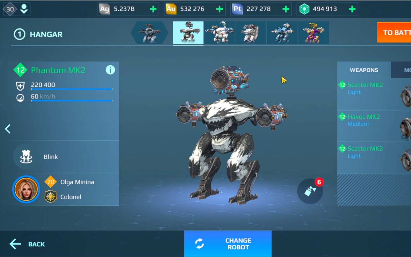 warrobots幻影武器推荐和实战