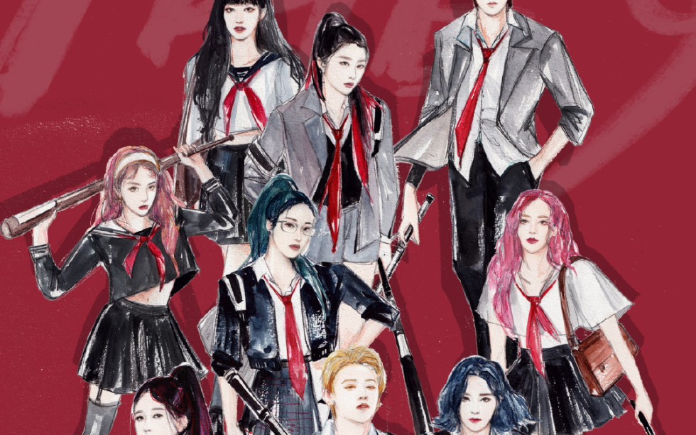 [the9]9395刊单人预告集合!9个姐姐表现力好强啊!