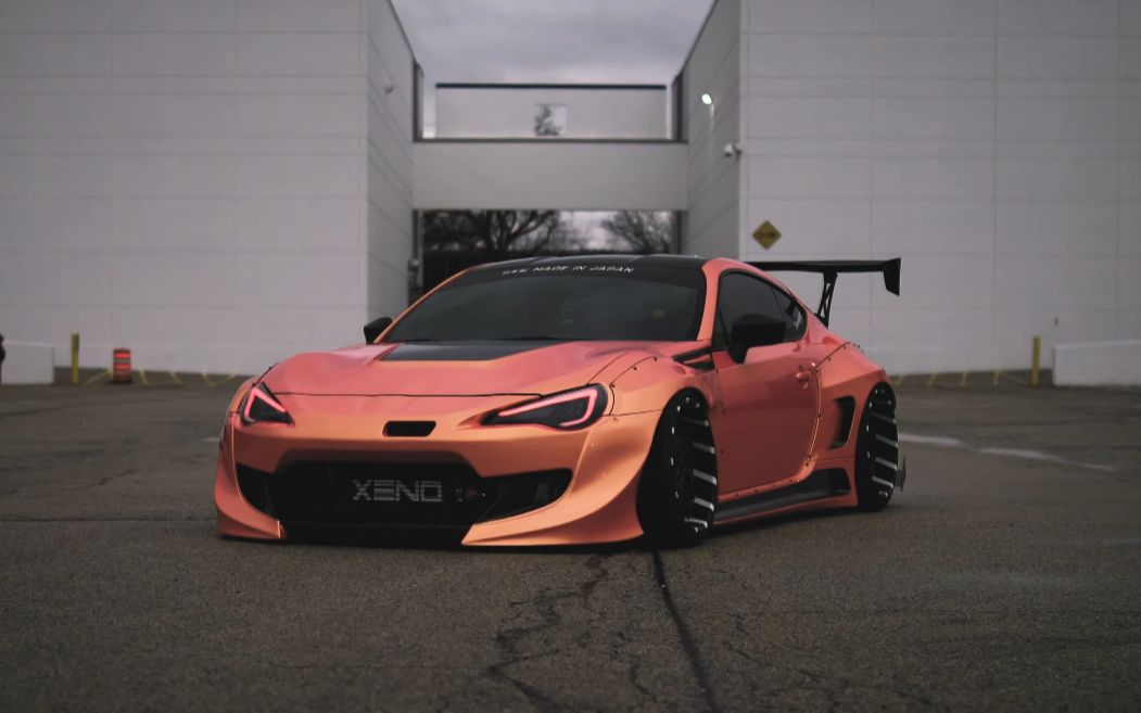 所有brz裡 目前個人感覺最帥的一部 rocket bunny subaru brz_嗶哩