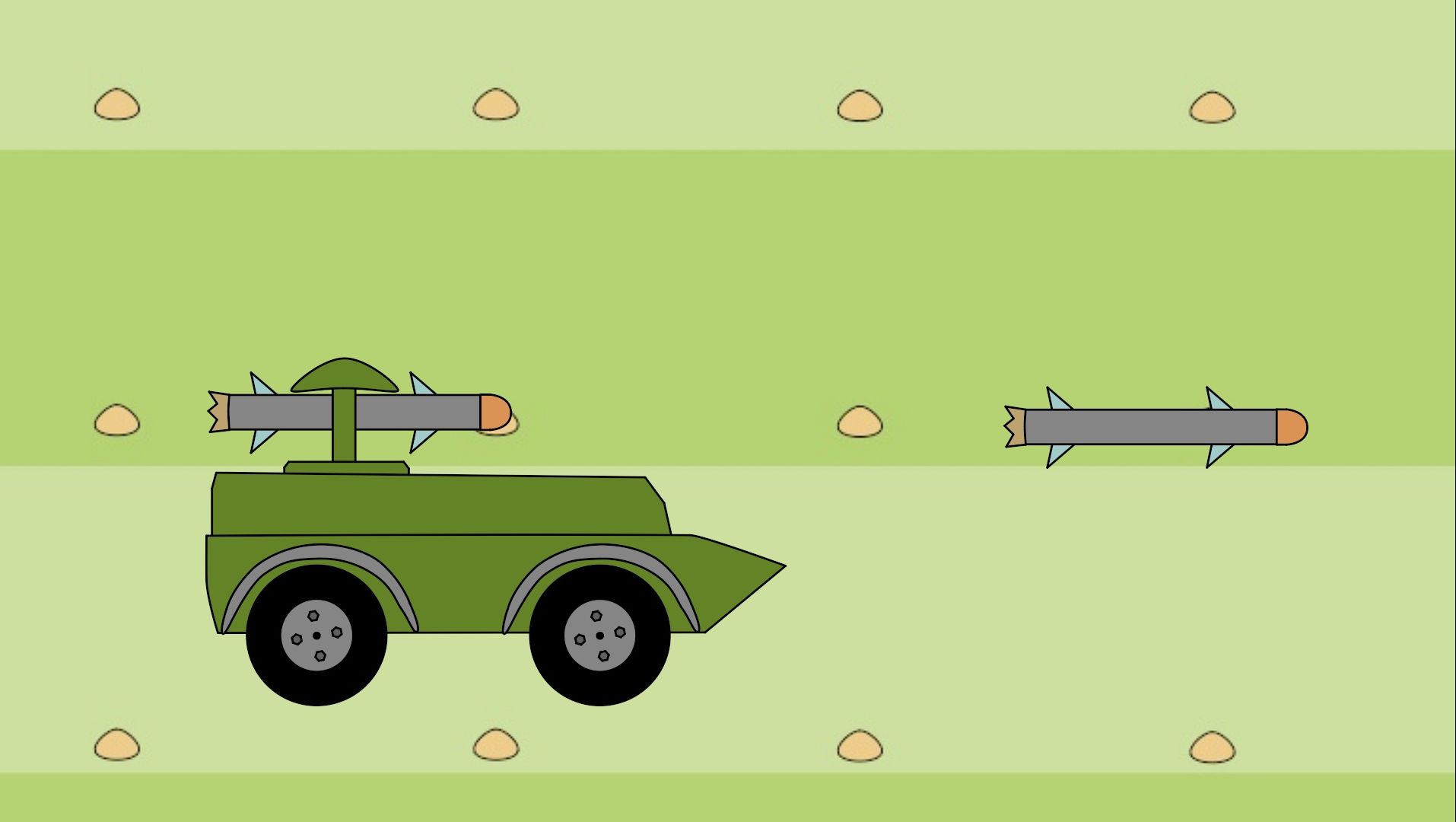 如何画一辆反坦克导弹车?