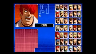 PS4版拳皇2002UM选人画面演示