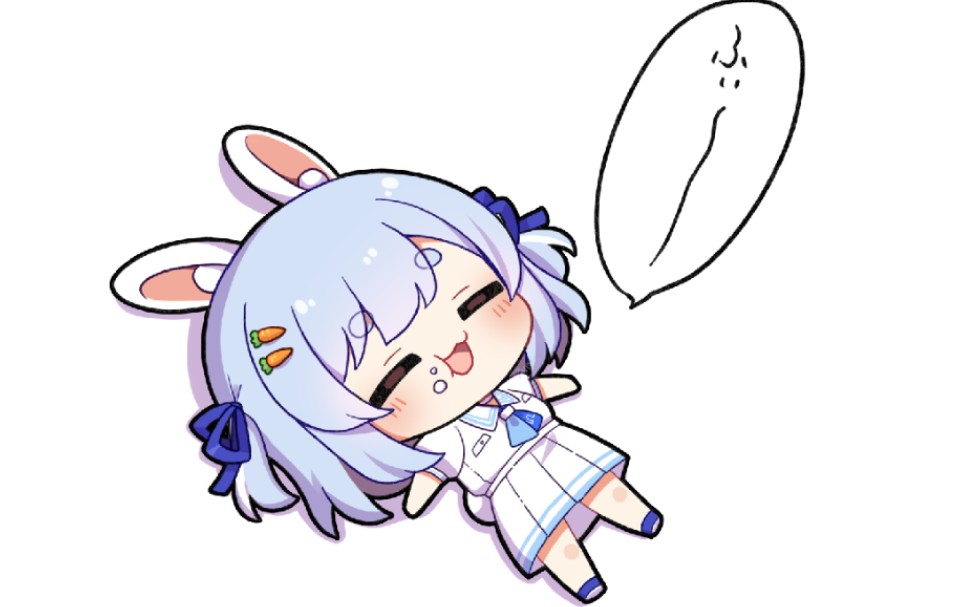 【peko】一只兔子在休息时做了三项运动,这是她身体发生的变化