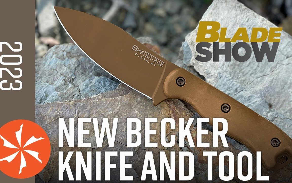 【卡巴】ka-bar becker bk19 新款直刀展示 bladeshow2023