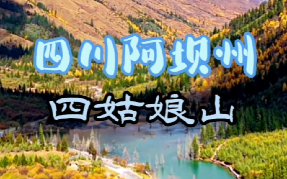 东方的阿尔卑斯山~四川阿坝州圣山四姑娘山哔哩哔哩bilibili