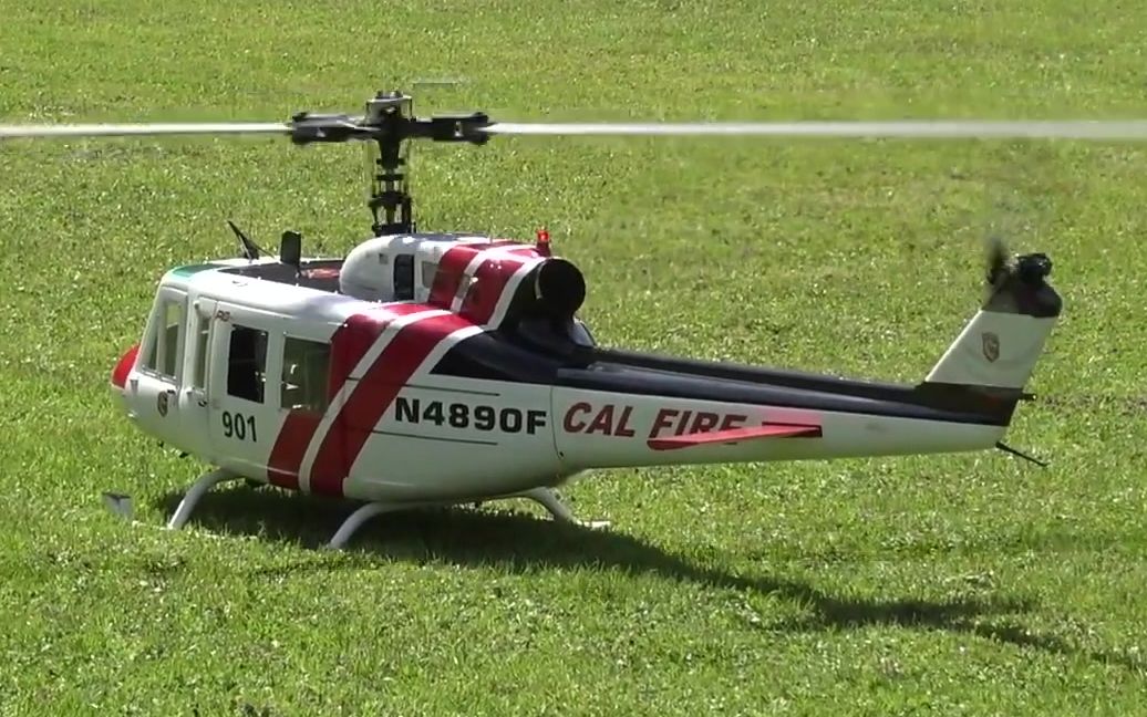 rc遥控贝尔uh-1h直升机航模