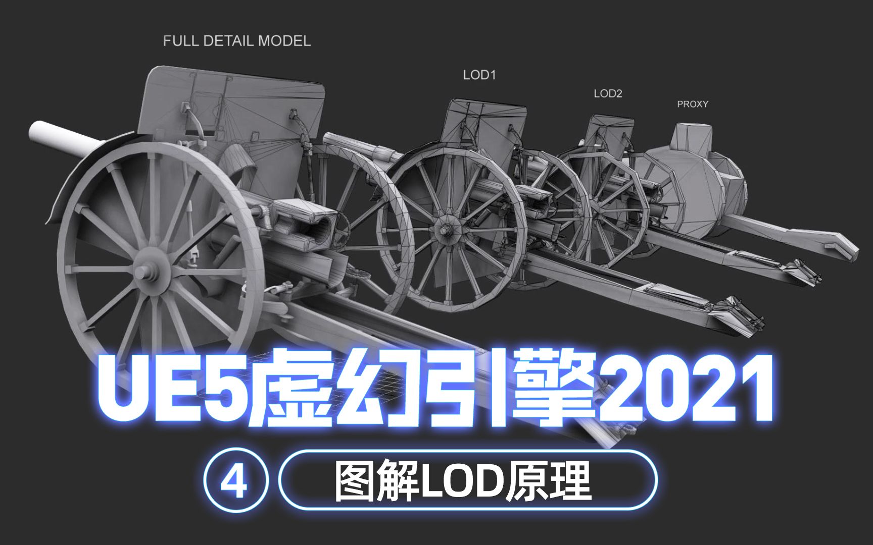 UE5虚拟现实中的LOD是什么?这画面对比太强烈了!哔哩哔哩bilibili