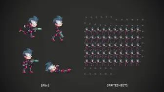 Download Video: Spine 2D骨骼动画软件