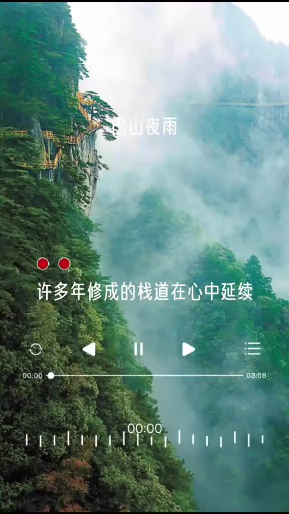 [图]巴山夜雨这首歌估计只有我一个人发了我觉得好听你说呢光头李进