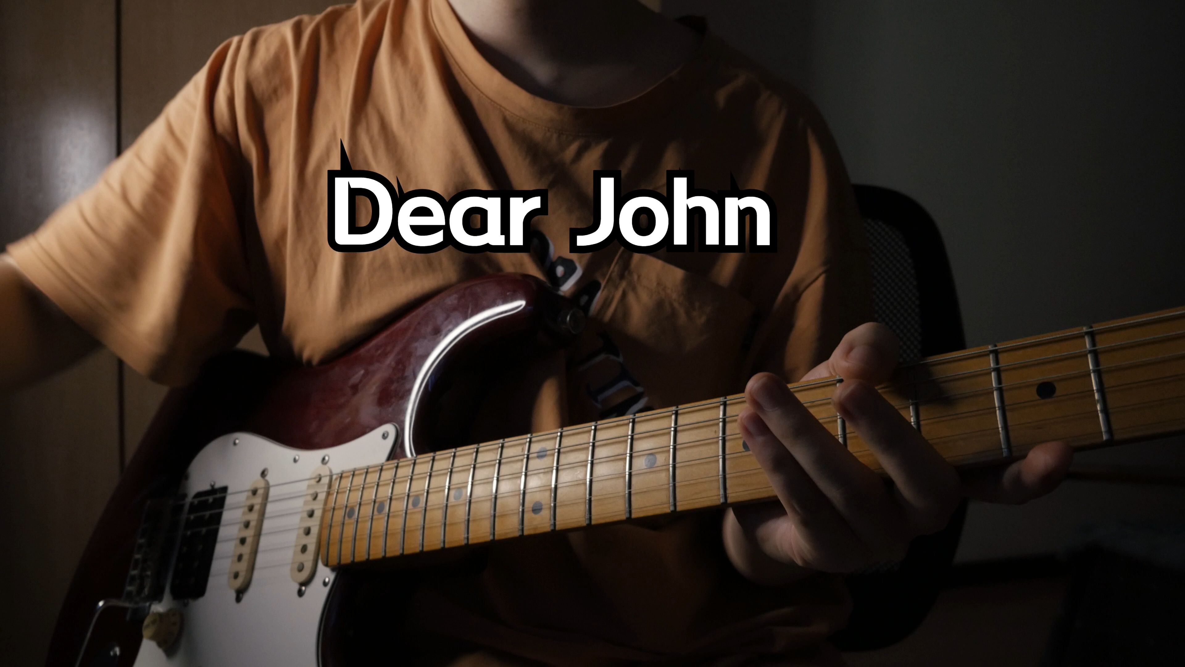 比莉《dear john》间奏solo翻弹