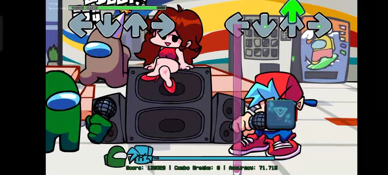 [amongus]小绿曲fnf