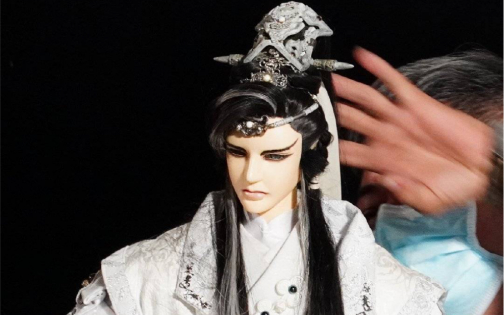 金光布袋戏史艳文大偶展示