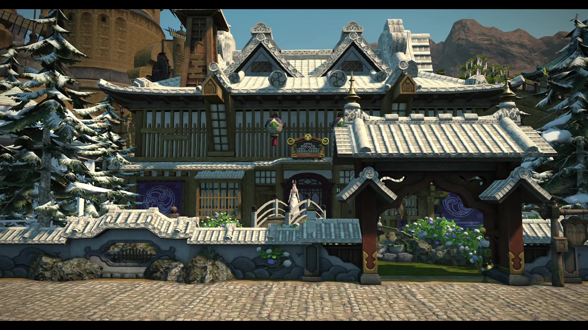 ff14装修沙都m房庭院日式和风