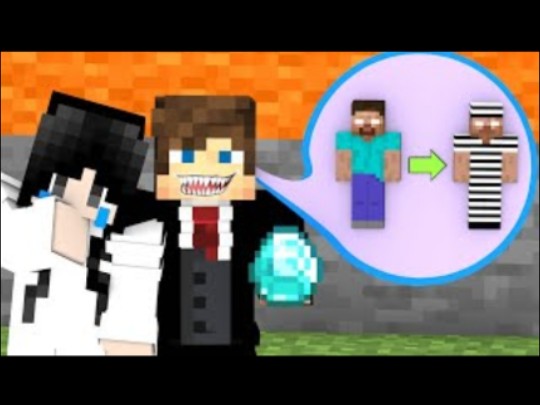 一个悲伤的爱情故事 - herobrine and sadako - minecraft animation