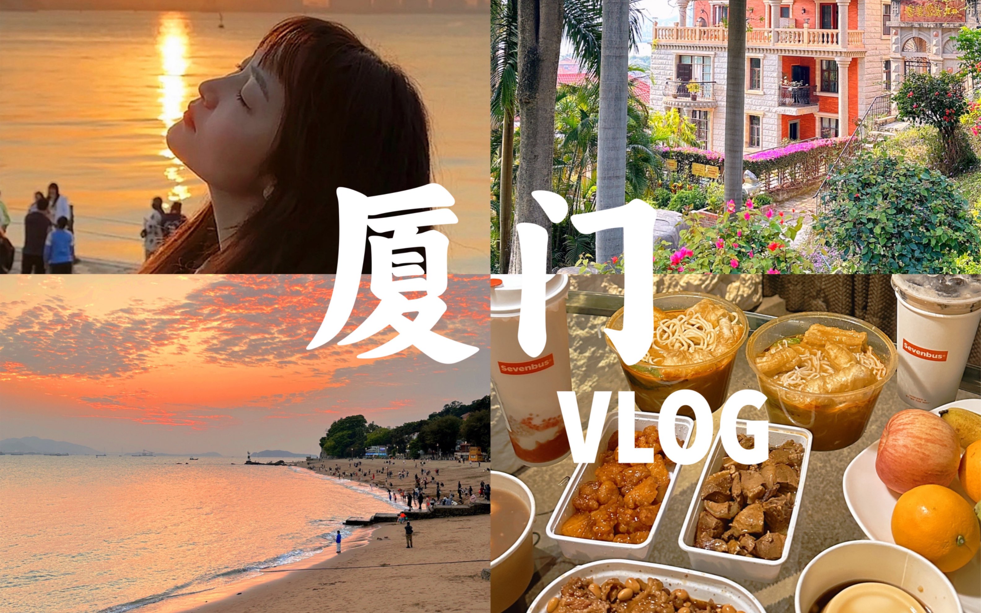 厦门旅行vlog|有海的城市都格外浪漫|附旅游攻略哔哩哔哩bilibili