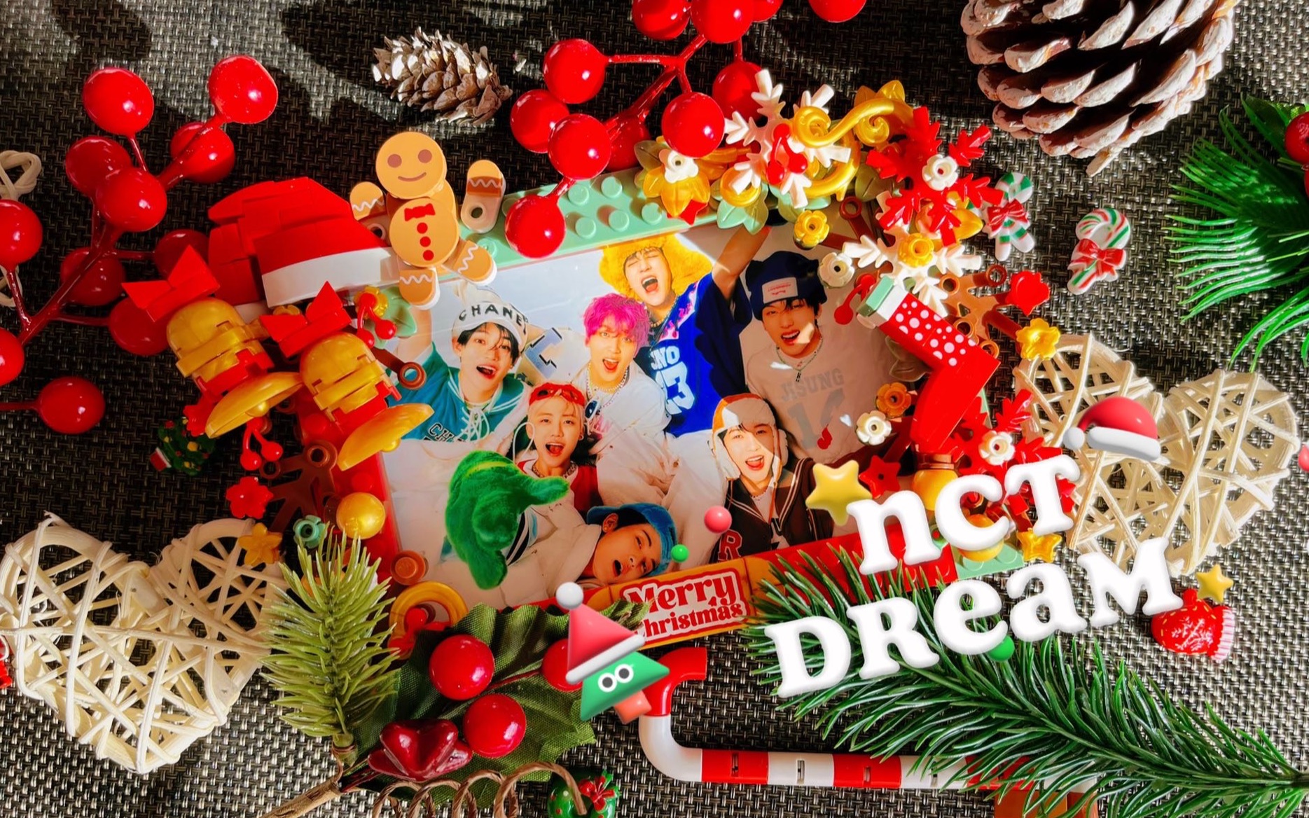 Ⰲ𐥈’划手工!NCT Dream圣诞相框|桌面叠叠乐|CANDY~哔哩哔哩bilibili