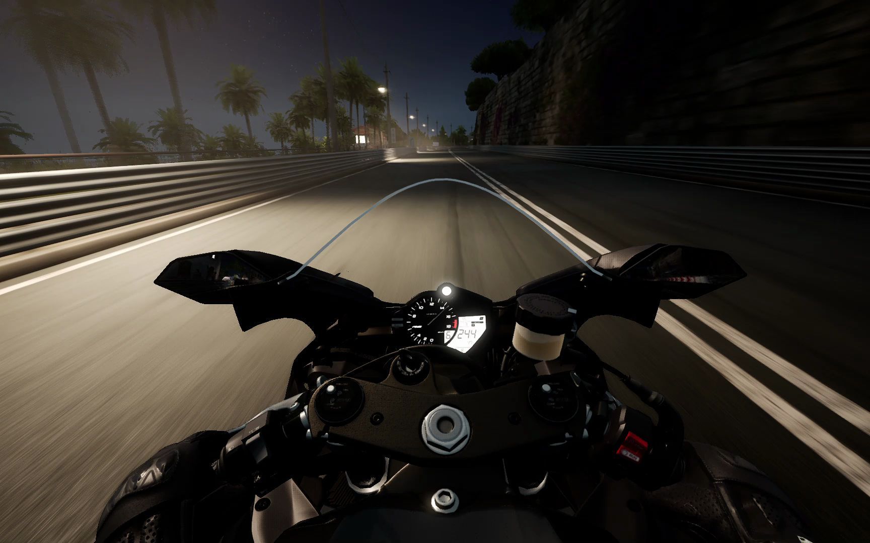 20款雅马哈r6天蝎排气高转手动挡夜间骑行