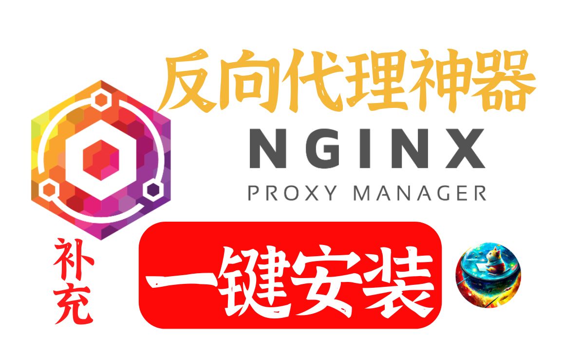 无需代码知识,一键搭建反向代理神器Nginx Proxy Manager,新手易上手,最简单教程,实机演示,包含教程文档哔哩哔哩bilibili