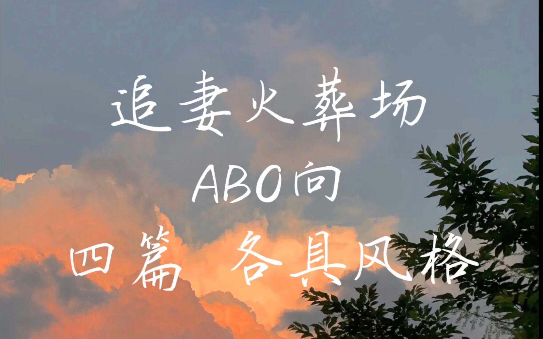 【原耽推文】追妻火葬场abo向——第一弹《最佳契合》 幡然醒悟无情攻/人妻坚贞温柔受哔哩哔哩bilibili