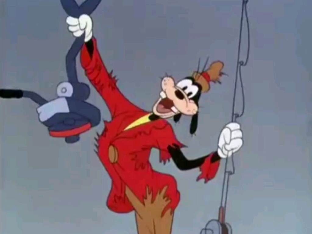 迪士尼动画高飞如何钓鱼(米高梅动画1952年蓝色结尾)