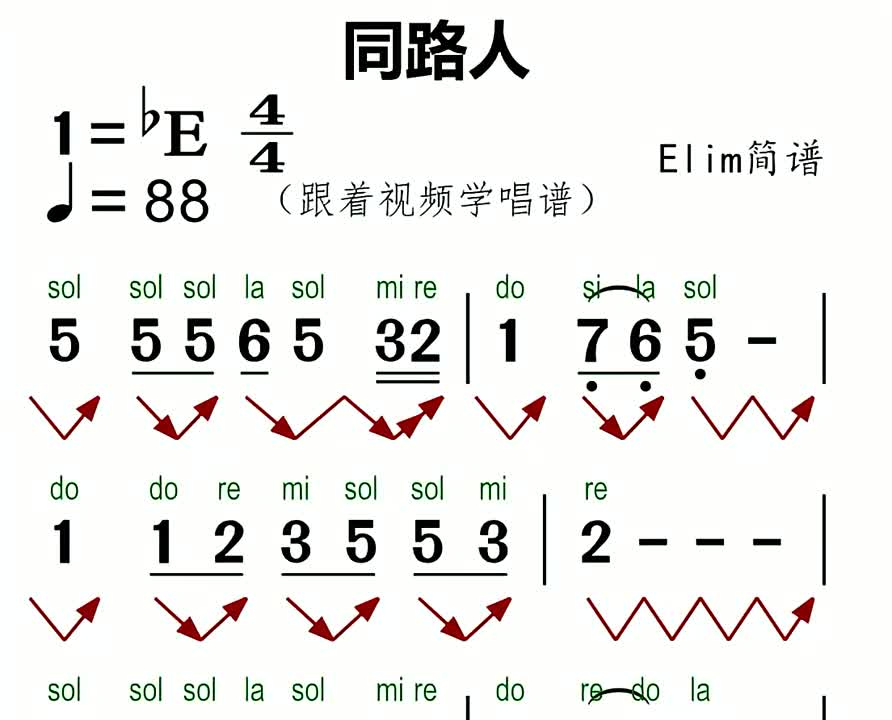 零基础学简谱简谱识谱教学简谱视唱动态曲谱简谱教学快来跟着视频哔哩哔哩bilibili