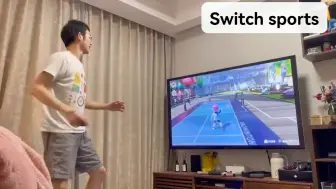 Download Video: switch sports羽毛球体验，跳起来扣球就对了！