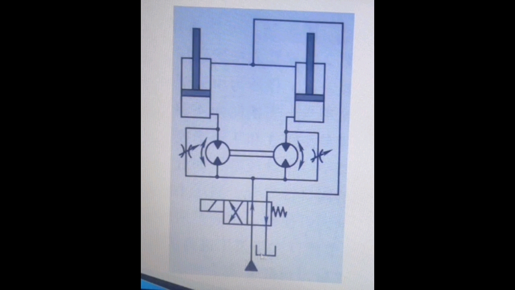 管文博士讲解:同步马达、同步缸的液压回路哔哩哔哩bilibili