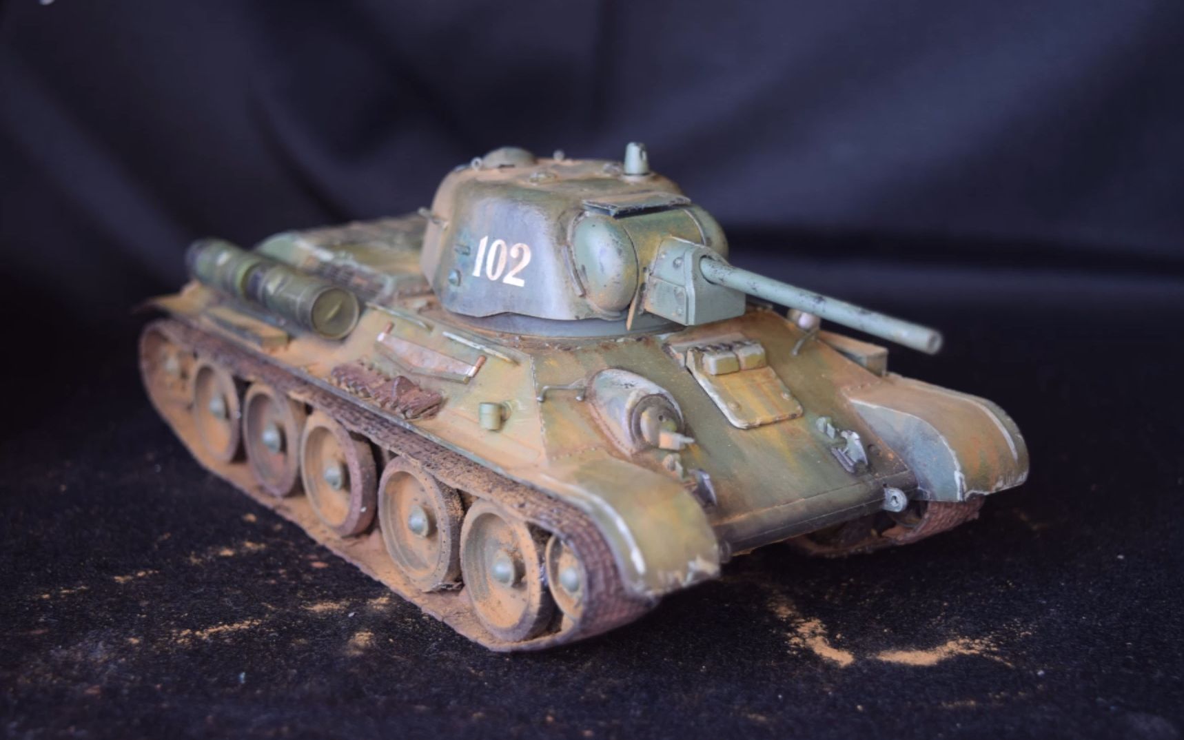 军模教程: fabio765教你做1/35田宫t-34/76坦克_哔哩哔哩_bilibili