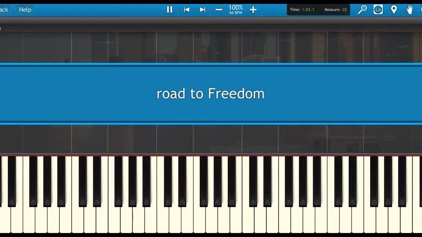 [图]Road to freedom(通往自由之路)，电影伊莎贝拉（Isabella ）插曲教学版