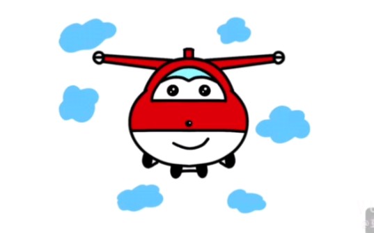 超级飞侠乐迪简笔画