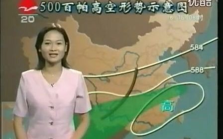 [图]1998年8月16日上海东方电视台天气预报及广告片段