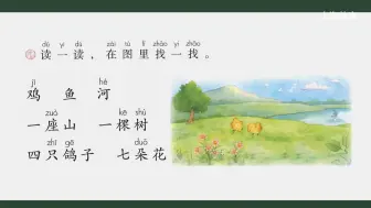 Download Video: 上海/小学一年级/第一学期/语文/第三单元     语文园地三（第二课时）