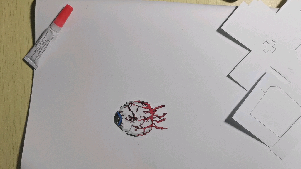 做了一个克苏鲁之眼,二,将就看