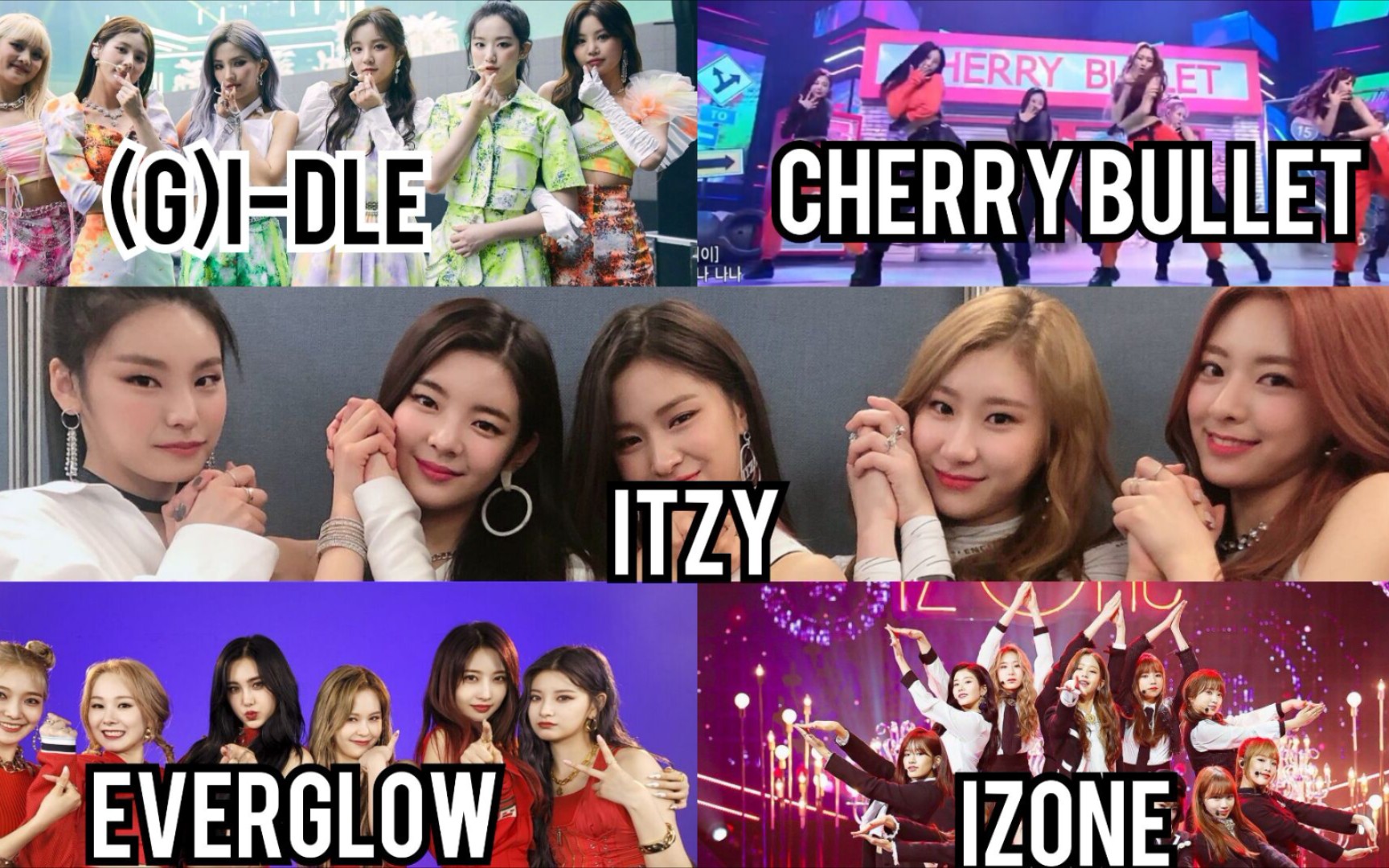 五代女团潜力股安利向,五代top最大可能的女团?【(G)I–LDE】【Cherry Bullet】【ITZY】【Everglow】【IZONE ...