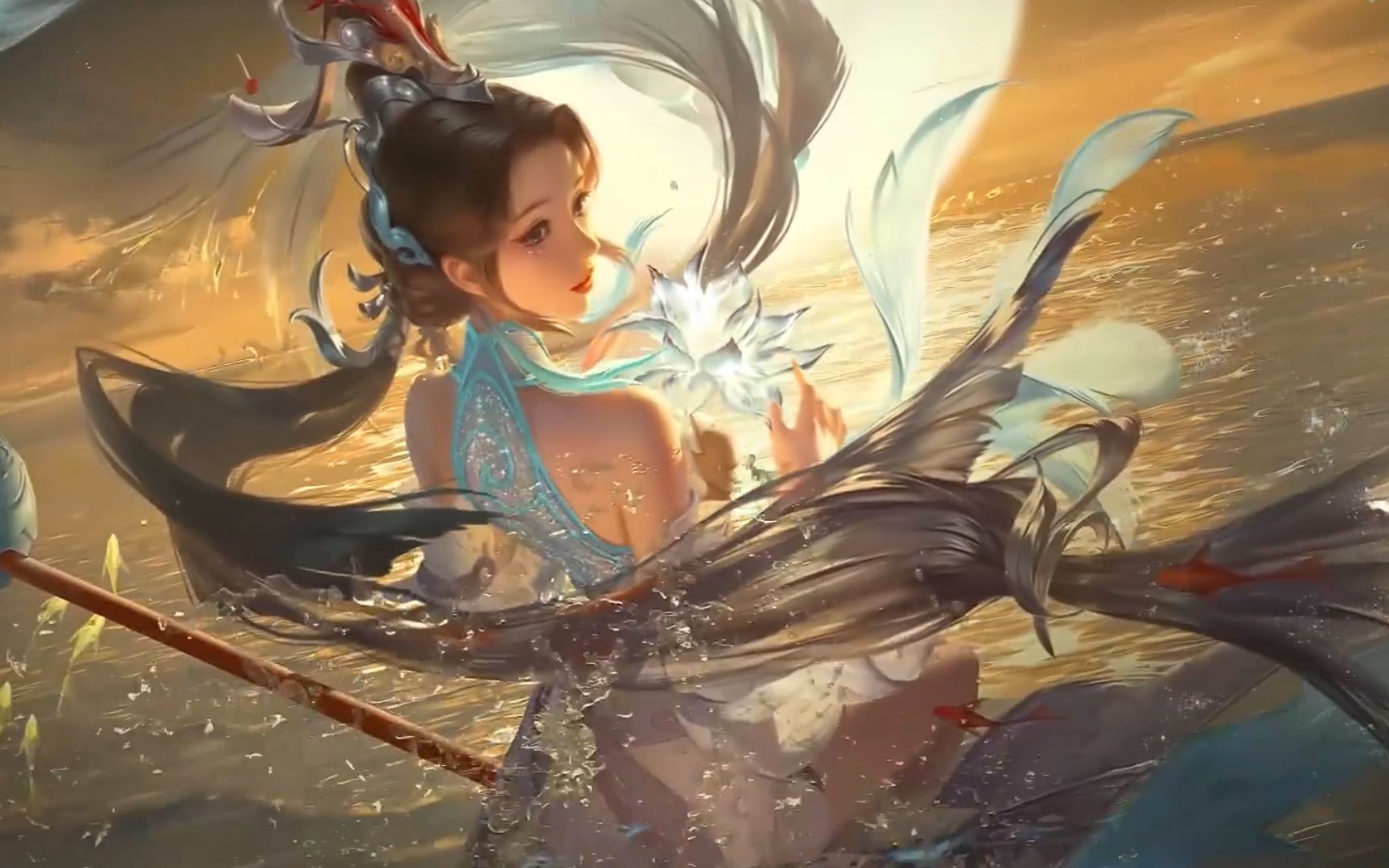 【王者荣耀】做了个大乔白鹤梁神女建模去网易和米哈游面试都被拒了!