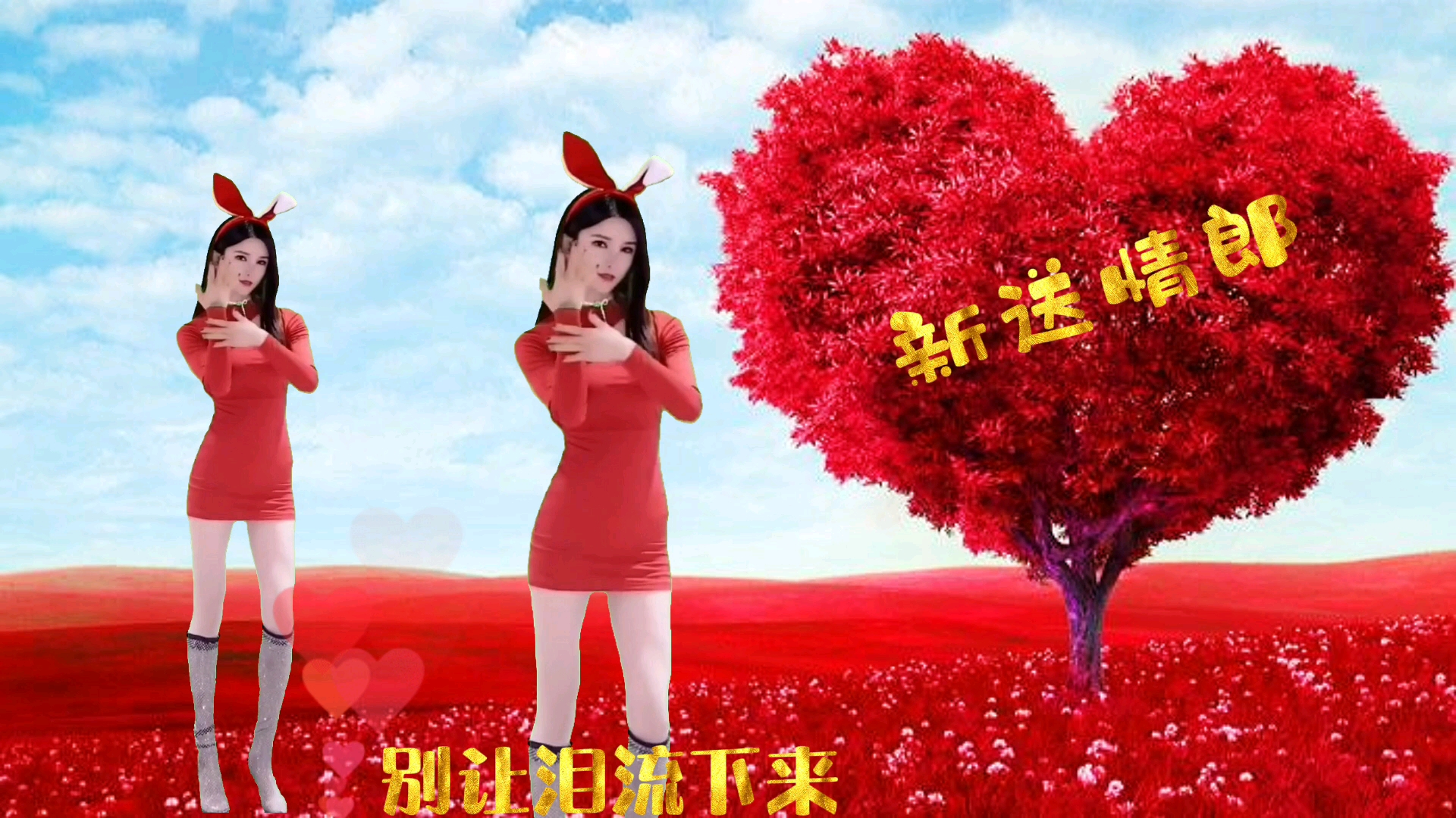 新送情郎dj,红衣女郎热舞版广场舞_哔哩哔哩 (゜-゜)つロ 干杯~-bili