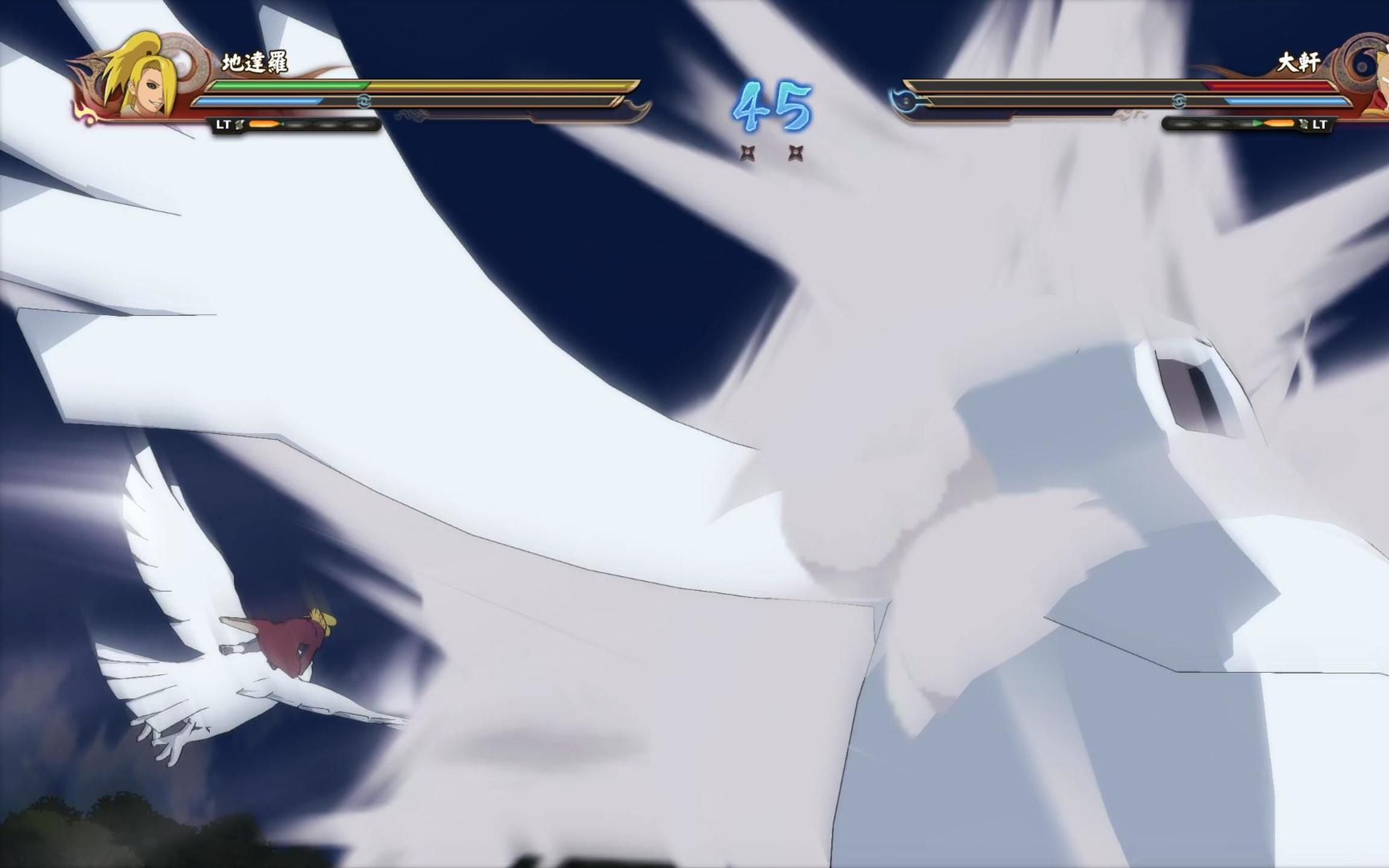 火影忍者究极风暴4 迪达拉奥义-c3 击败蝎我爱罗大野木彩蛋